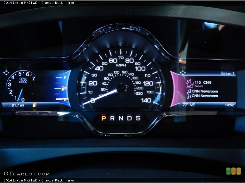 Charcoal Black Interior Gauges for the 2014 Lincoln MKS FWD #86702847