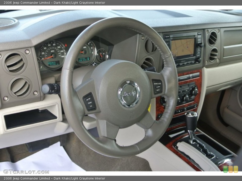 Dark Khaki/Light Graystone Interior Dashboard for the 2006 Jeep Commander Limited #86704362