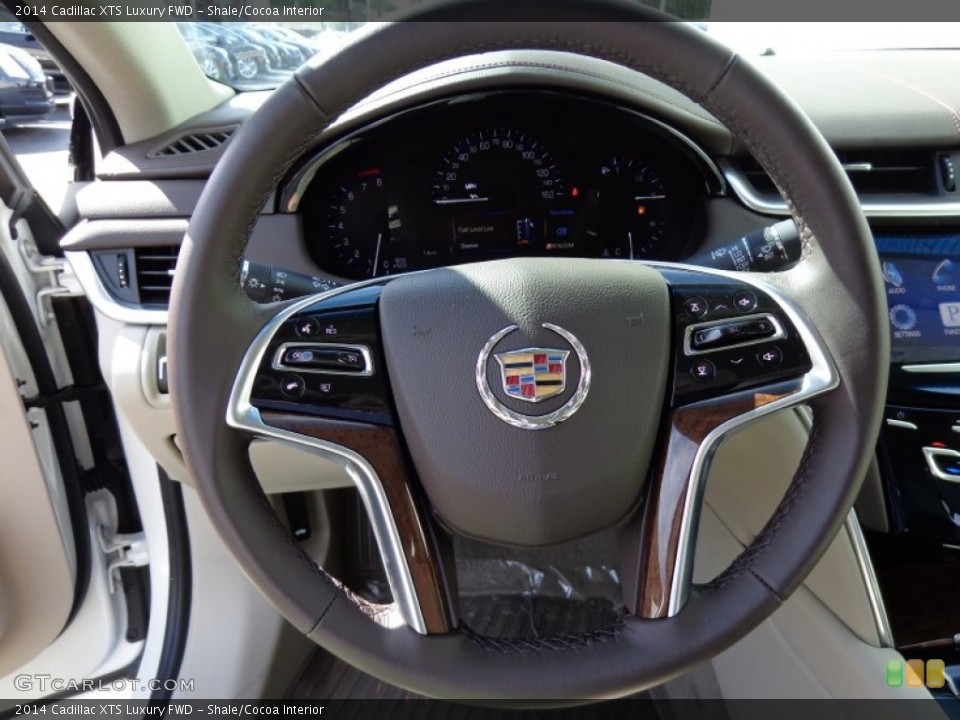 Shale/Cocoa Interior Steering Wheel for the 2014 Cadillac XTS Luxury FWD #86704484