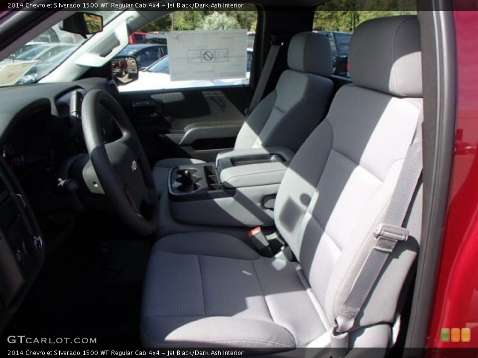 Jet Black/Dark Ash Interior Front Seat for the 2014 Chevrolet Silverado 1500 WT Regular Cab 4x4 #86704812