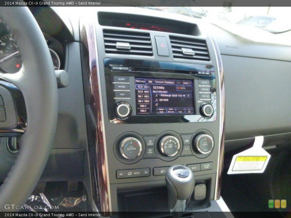 Sand Interior Controls for the 2014 Mazda CX-9 Grand Touring AWD #86708379