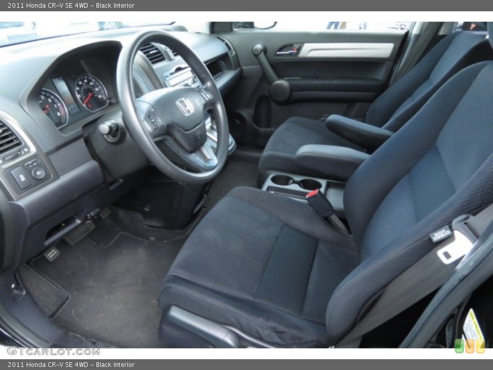 Black Interior Photo for the 2011 Honda CR-V SE 4WD #86709747