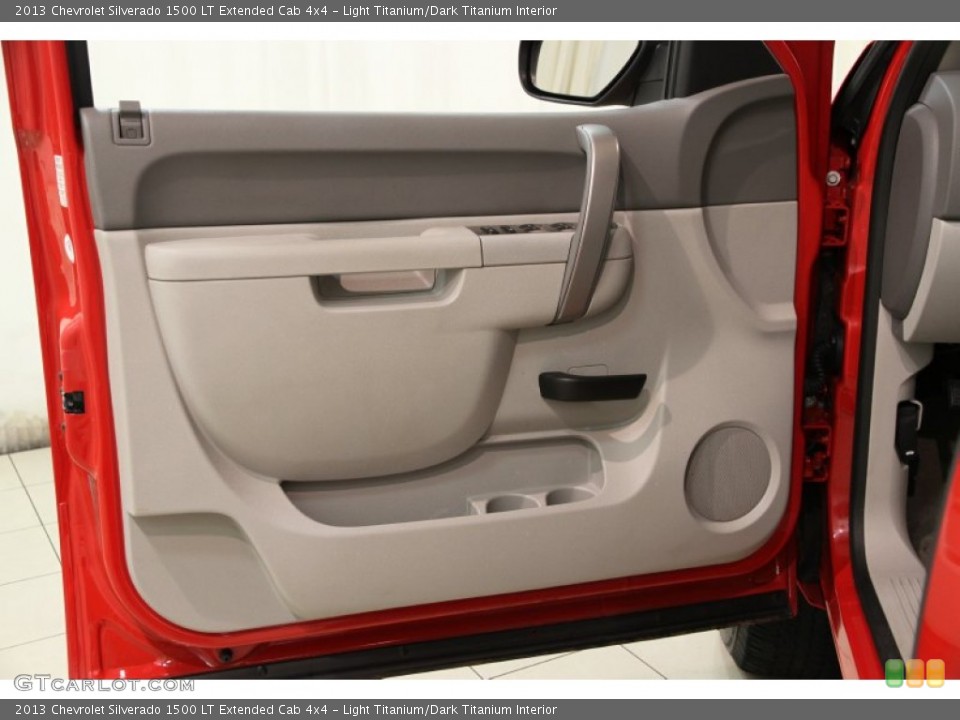 Light Titanium/Dark Titanium Interior Door Panel for the 2013 Chevrolet Silverado 1500 LT Extended Cab 4x4 #86710201