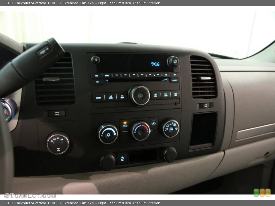 Light Titanium/Dark Titanium Interior Controls for the 2013 Chevrolet Silverado 1500 LT Extended Cab 4x4 #86710314