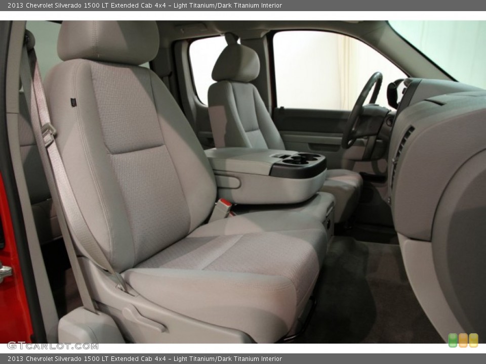 Light Titanium/Dark Titanium Interior Front Seat for the 2013 Chevrolet Silverado 1500 LT Extended Cab 4x4 #86710332