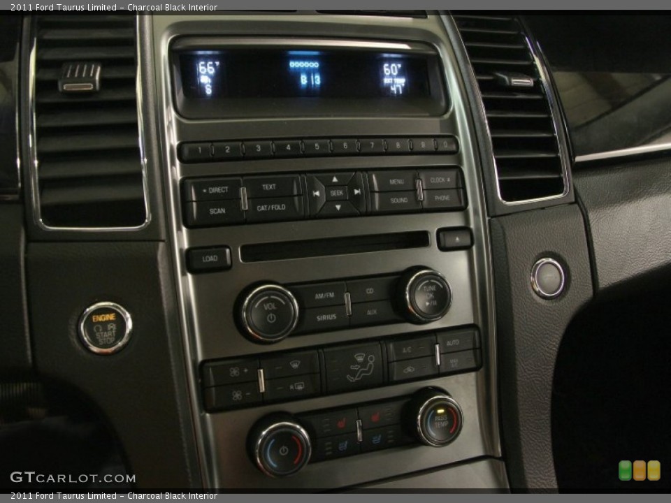 Charcoal Black Interior Controls for the 2011 Ford Taurus Limited #86711037