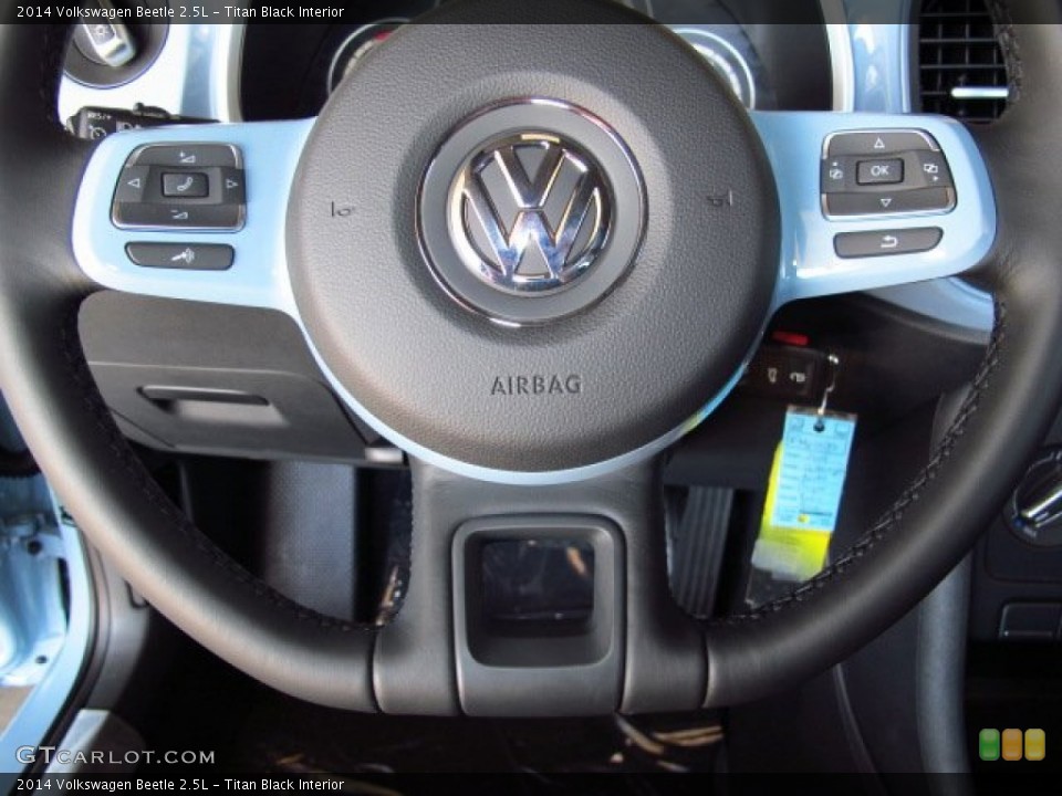 Titan Black Interior Steering Wheel for the 2014 Volkswagen Beetle 2.5L #86711130