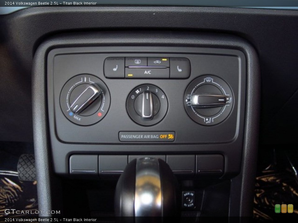 Titan Black Interior Controls for the 2014 Volkswagen Beetle 2.5L #86711190