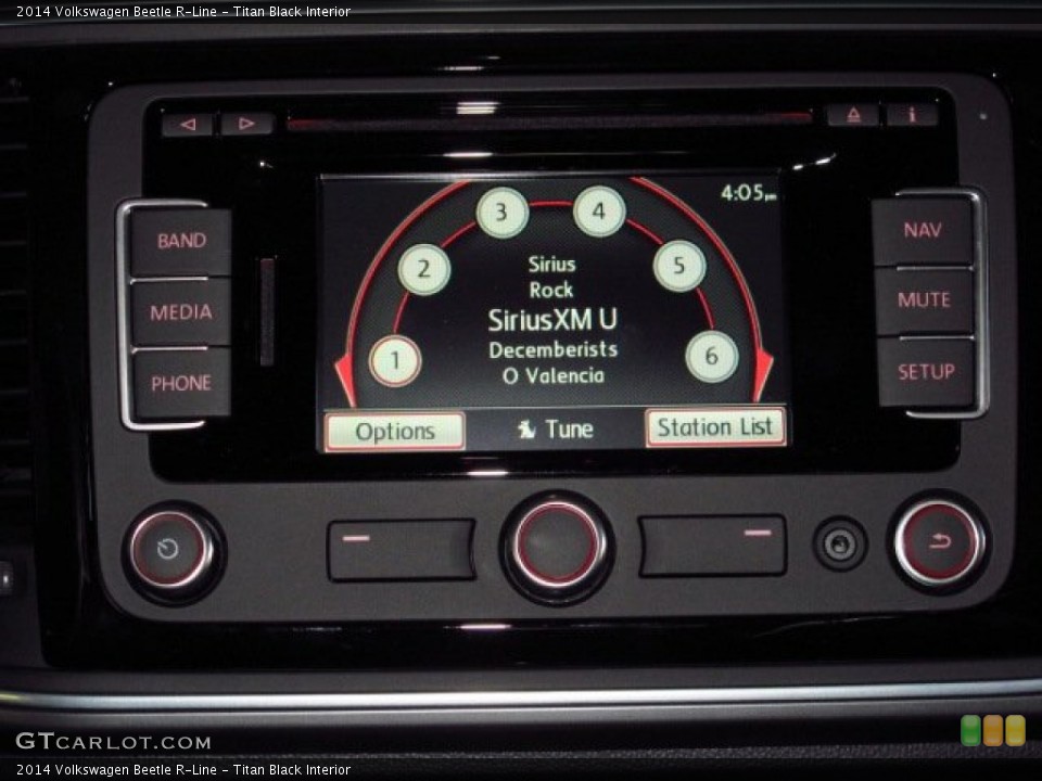 Titan Black Interior Controls for the 2014 Volkswagen Beetle R-Line #86711751