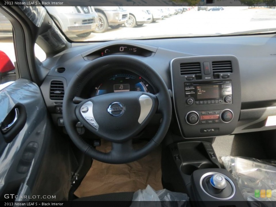 Black Interior Dashboard for the 2013 Nissan LEAF S #86711787