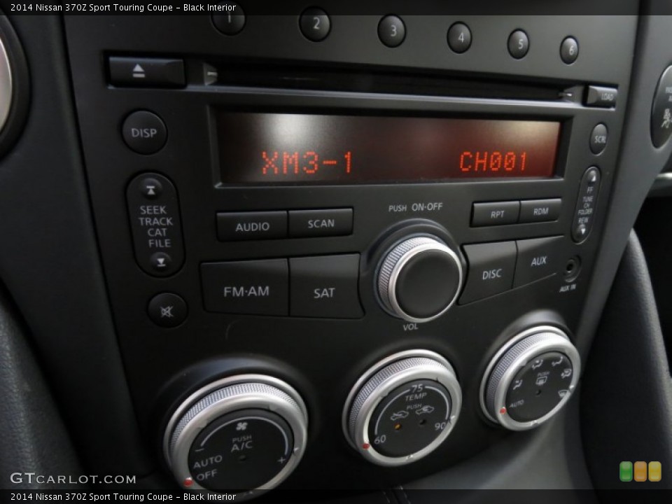 Black Interior Controls for the 2014 Nissan 370Z Sport Touring Coupe #86713152