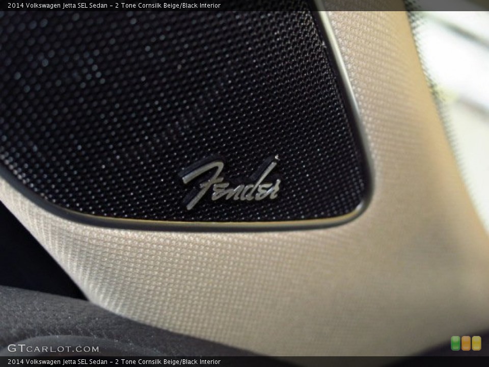 2 Tone Cornsilk Beige/Black Interior Audio System for the 2014 Volkswagen Jetta SEL Sedan #86713239
