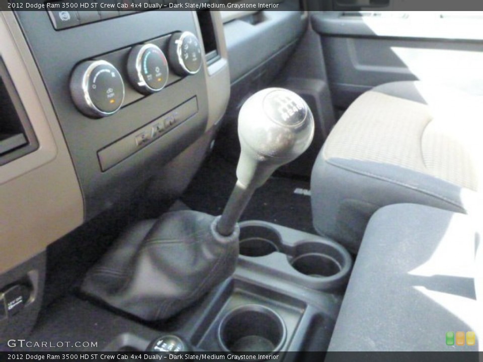 Dark Slate/Medium Graystone Interior Transmission for the 2012 Dodge Ram 3500 HD ST Crew Cab 4x4 Dually #86713338