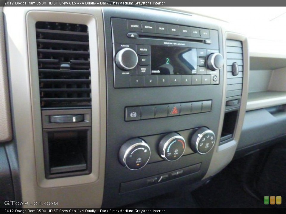 Dark Slate/Medium Graystone Interior Controls for the 2012 Dodge Ram 3500 HD ST Crew Cab 4x4 Dually #86713369