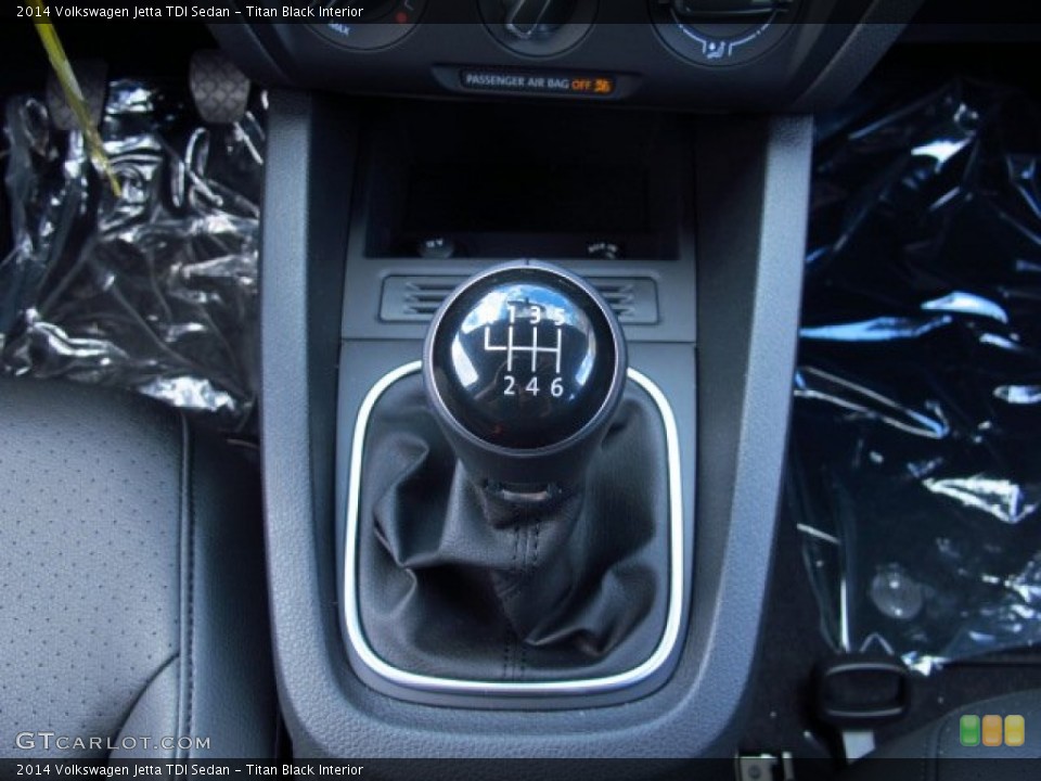Titan Black Interior Transmission for the 2014 Volkswagen Jetta TDI Sedan #86713857