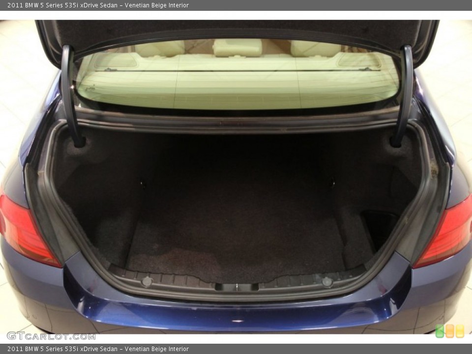 Venetian Beige Interior Trunk for the 2011 BMW 5 Series 535i xDrive Sedan #86715099