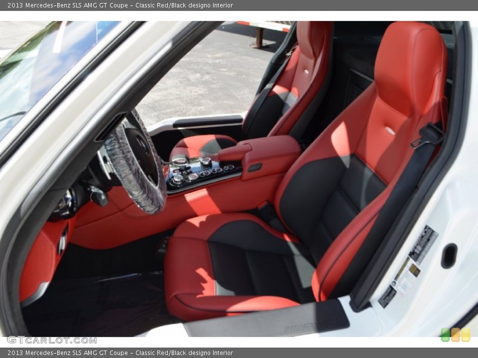 Classic Red/Black designo Interior Photo for the 2013 Mercedes-Benz SLS AMG GT Coupe #86718324