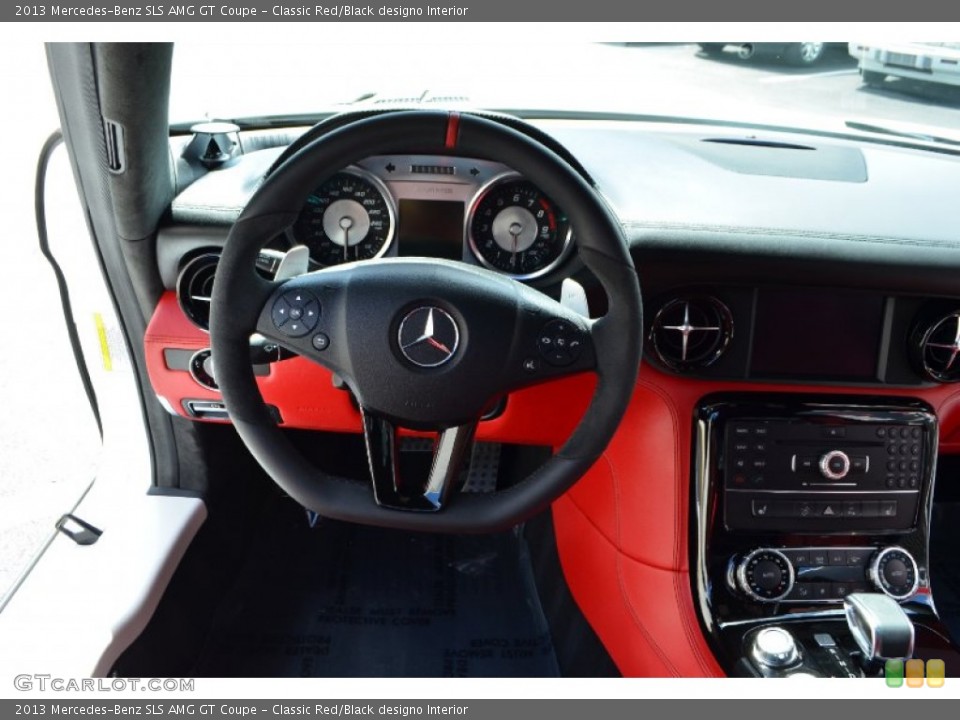 Classic Red/Black designo Interior Dashboard for the 2013 Mercedes-Benz SLS AMG GT Coupe #86718357