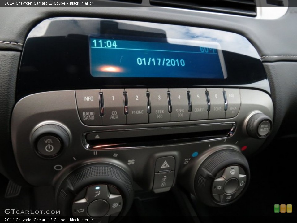 Black Interior Controls for the 2014 Chevrolet Camaro LS Coupe #86719164