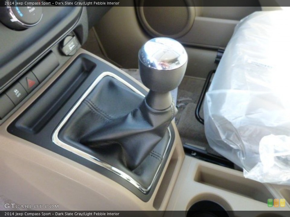 Dark Slate Gray/Light Pebble Interior Transmission for the 2014 Jeep Compass Sport #86720118