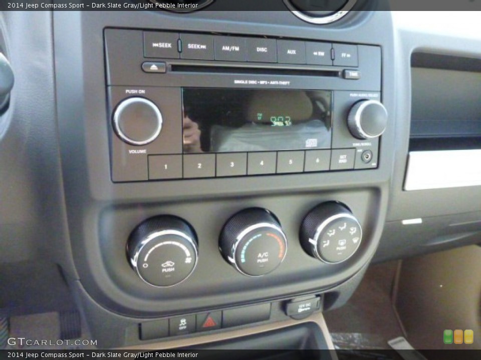 Dark Slate Gray/Light Pebble Interior Audio System for the 2014 Jeep Compass Sport #86720145