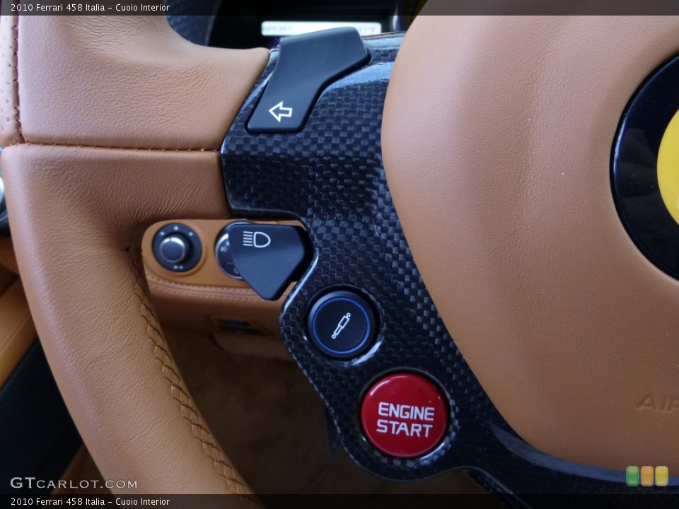 Cuoio Interior Controls for the 2010 Ferrari 458 Italia #86721705