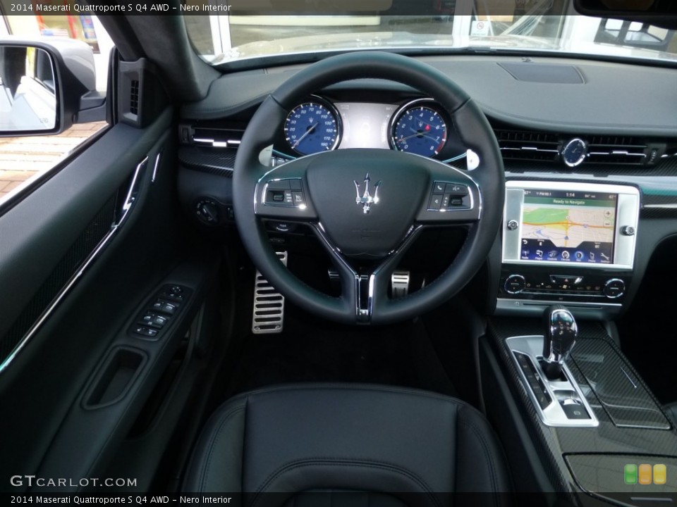 Nero Interior Steering Wheel for the 2014 Maserati Quattroporte S Q4 AWD #86722267