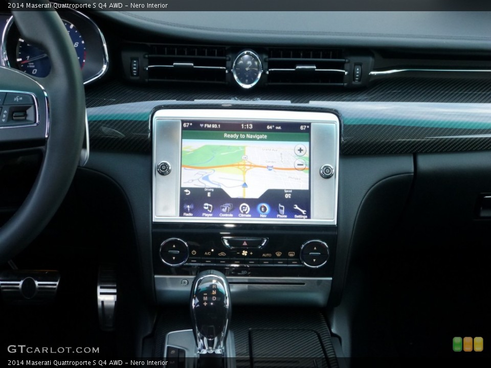Nero Interior Controls for the 2014 Maserati Quattroporte S Q4 AWD #86722338