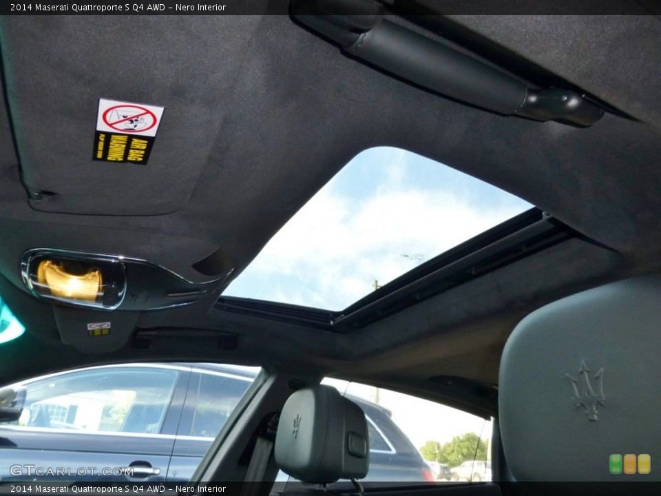 Nero Interior Sunroof for the 2014 Maserati Quattroporte S Q4 AWD #86722563