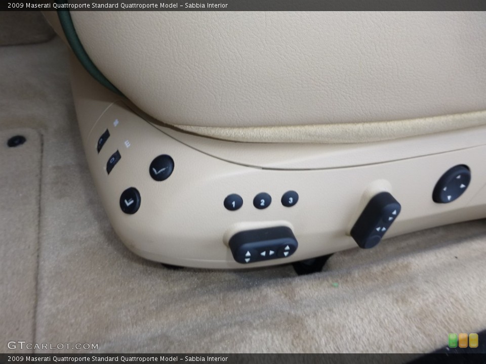 Sabbia Interior Controls for the 2009 Maserati Quattroporte  #86723187