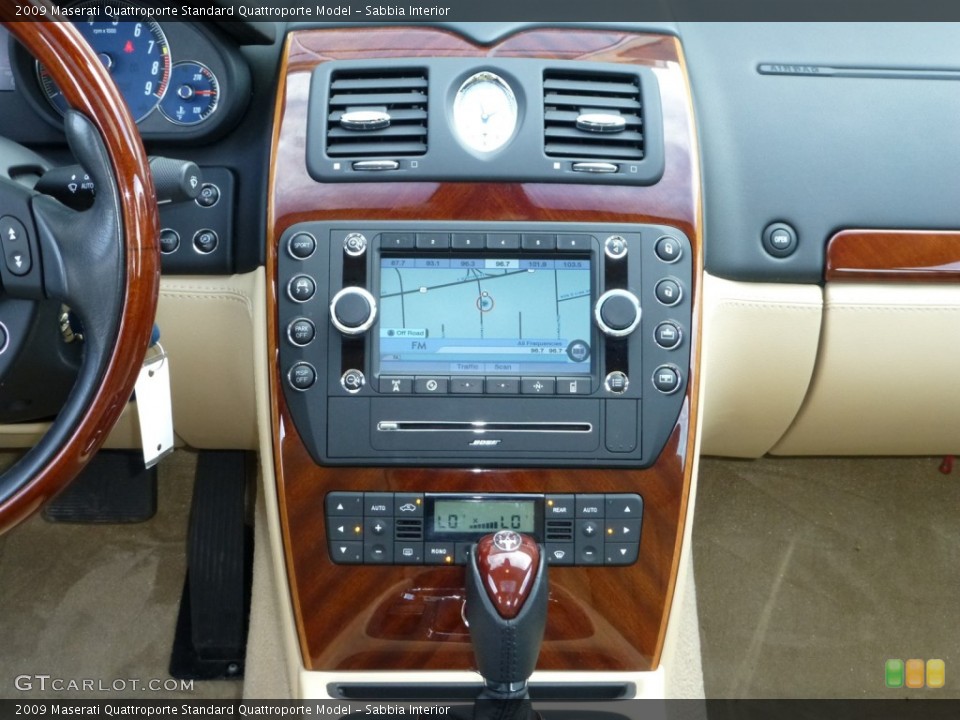 Sabbia Interior Controls for the 2009 Maserati Quattroporte  #86723277