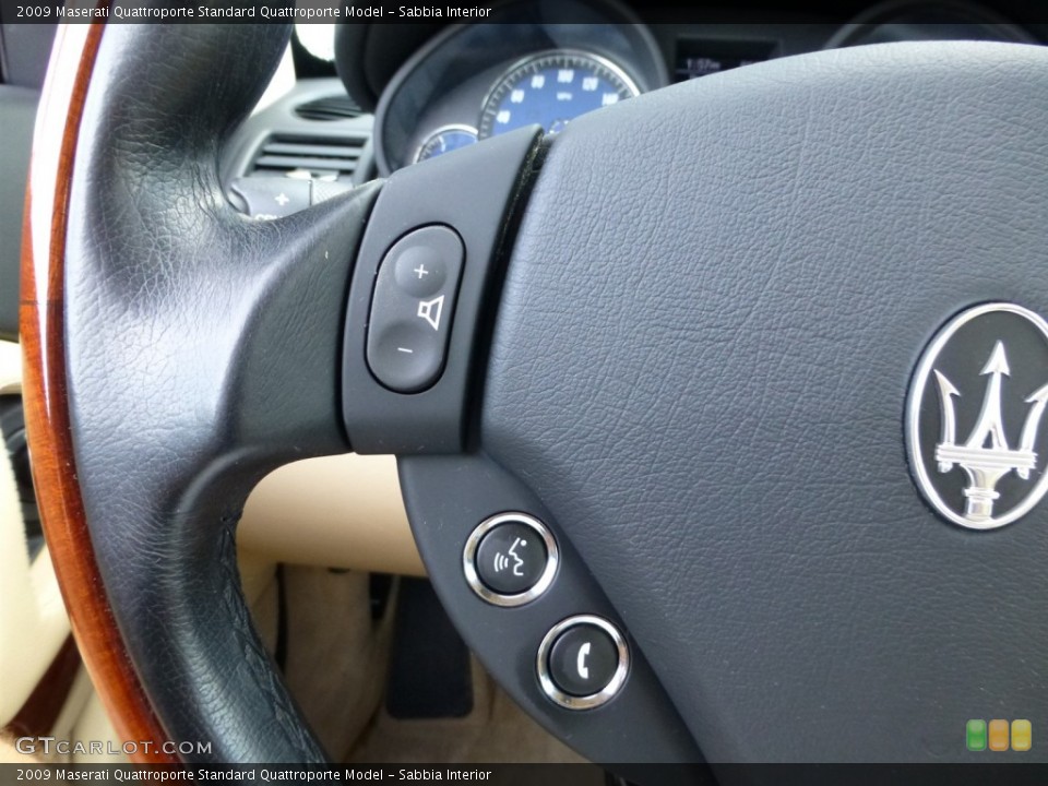 Sabbia Interior Controls for the 2009 Maserati Quattroporte  #86723385