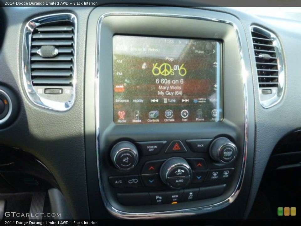 Black Interior Controls for the 2014 Dodge Durango Limited AWD #86723925
