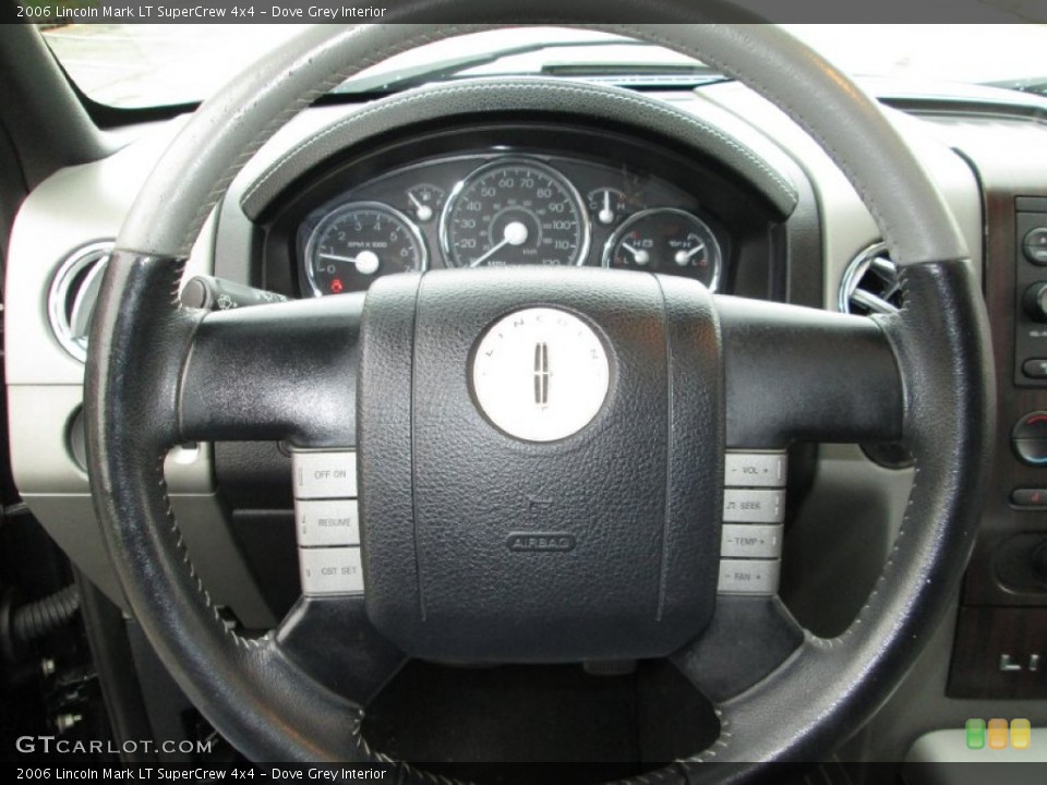 Dove Grey Interior Steering Wheel for the 2006 Lincoln Mark LT SuperCrew 4x4 #86726004