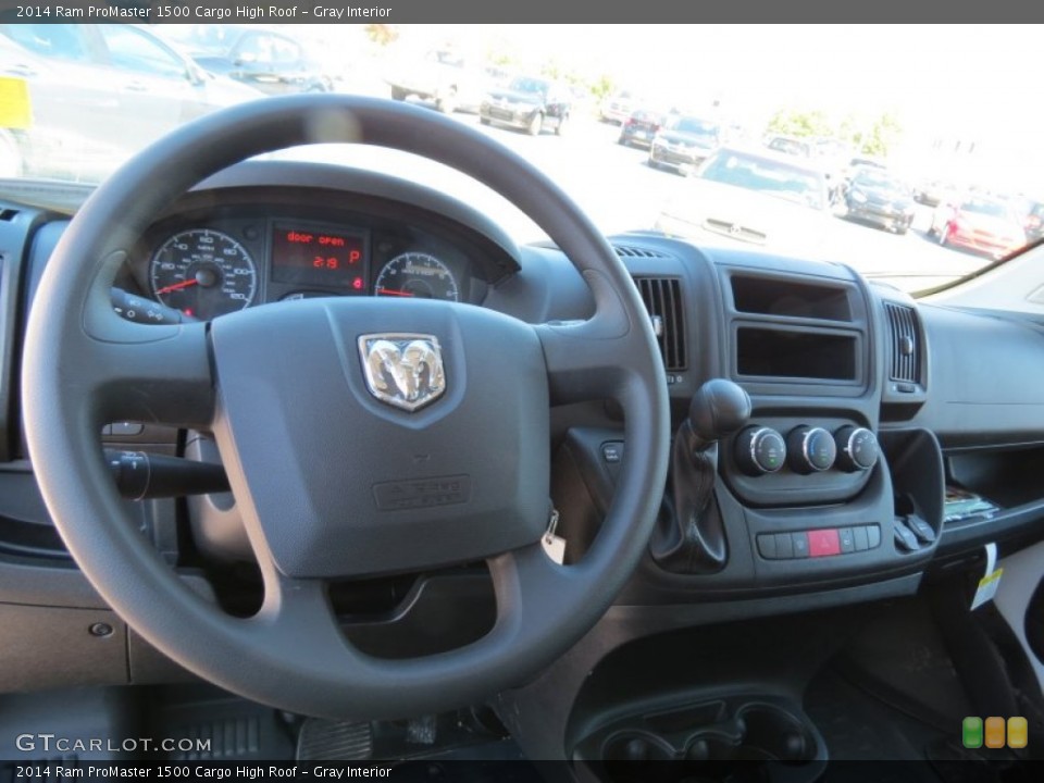 Gray Interior Dashboard for the 2014 Ram ProMaster 1500 Cargo High Roof #86731476