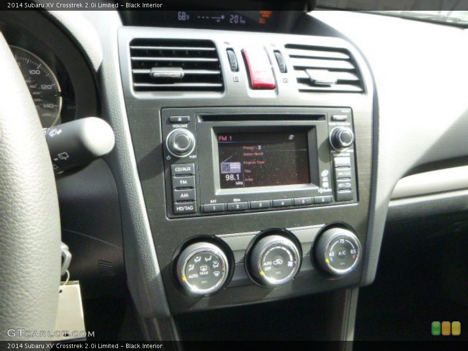 Black Interior Controls for the 2014 Subaru XV Crosstrek 2.0i Limited #86738049