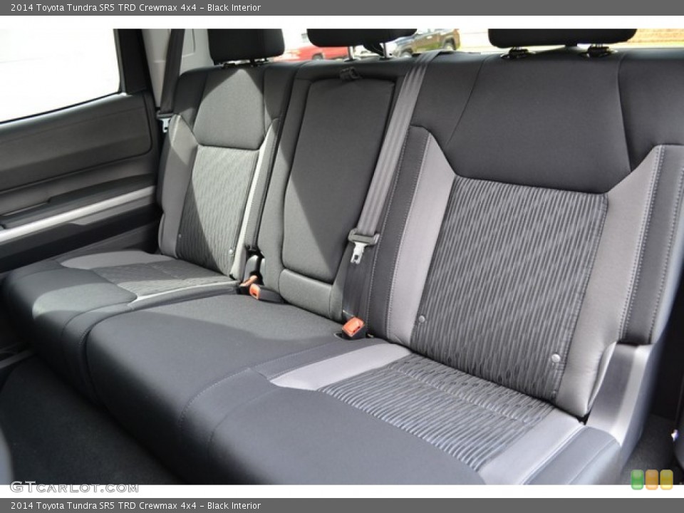 Black Interior Rear Seat for the 2014 Toyota Tundra SR5 TRD Crewmax 4x4 #86739648