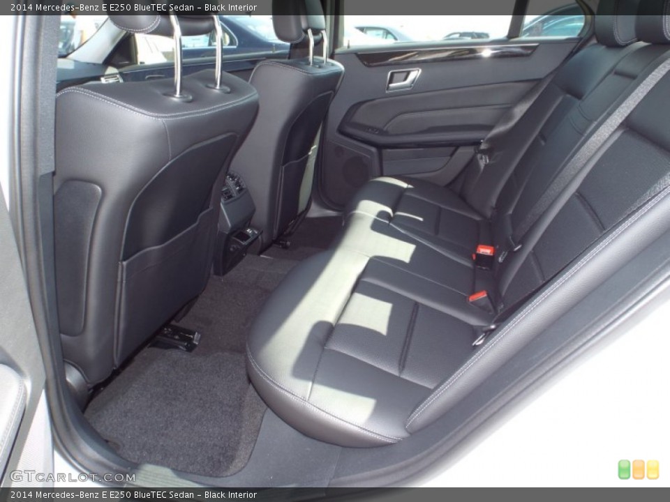 Black Interior Rear Seat for the 2014 Mercedes-Benz E E250 BlueTEC Sedan #86744979