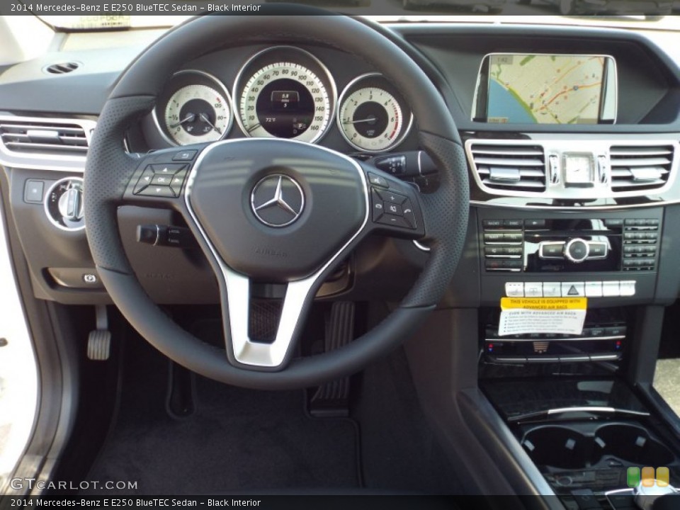 Black Interior Dashboard for the 2014 Mercedes-Benz E E250 BlueTEC Sedan #86745002