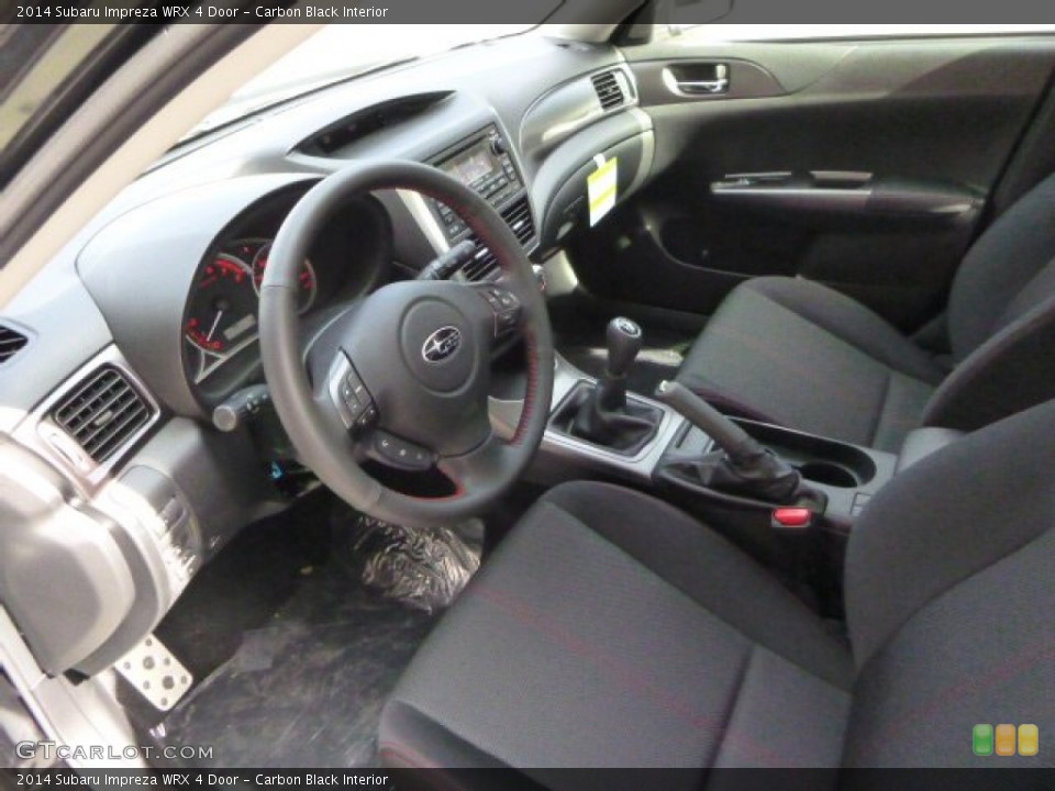 Carbon Black Interior Photo for the 2014 Subaru Impreza WRX 4 Door #86746386