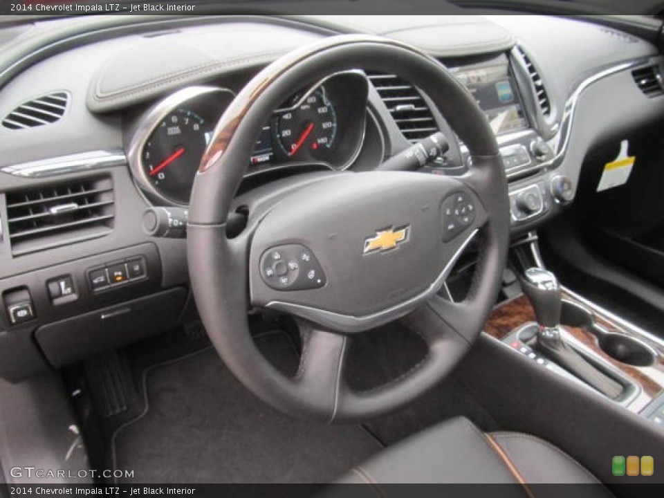 Jet Black Interior Steering Wheel for the 2014 Chevrolet Impala LTZ #86750913