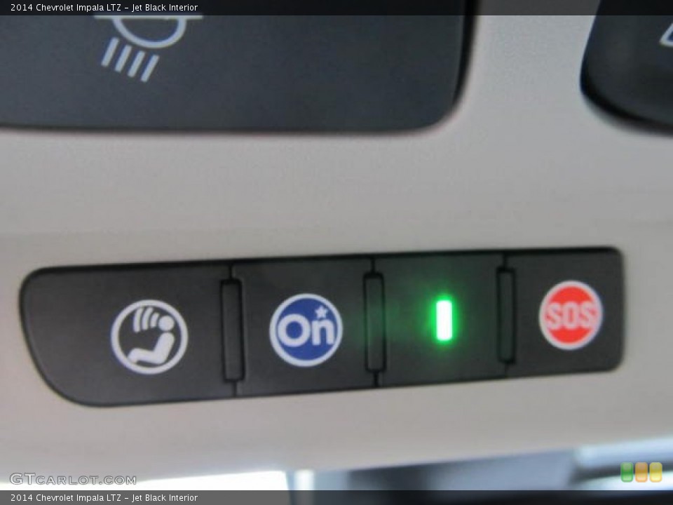Jet Black Interior Controls for the 2014 Chevrolet Impala LTZ #86750985