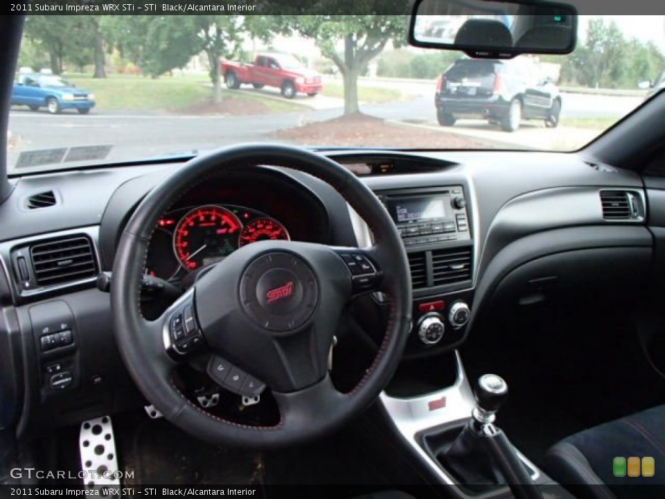 STI  Black/Alcantara Interior Dashboard for the 2011 Subaru Impreza WRX STi #86751285