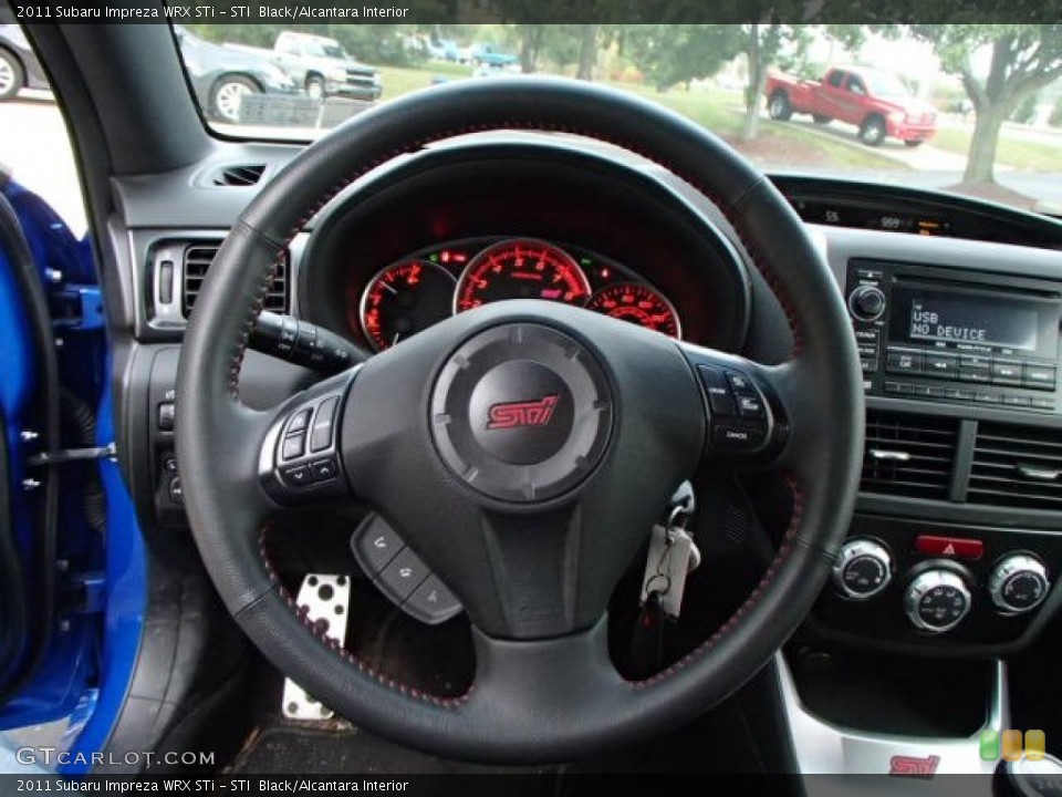 STI  Black/Alcantara Interior Steering Wheel for the 2011 Subaru Impreza WRX STi #86751417