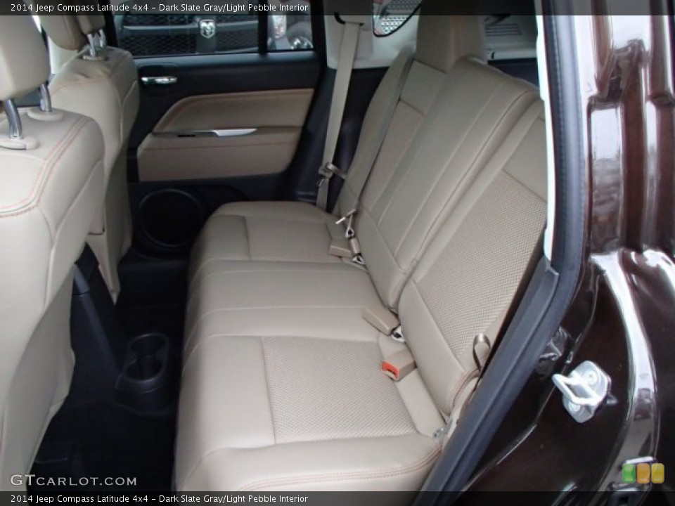 Dark Slate Gray/Light Pebble Interior Rear Seat for the 2014 Jeep Compass Latitude 4x4 #86751738