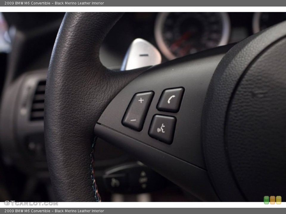 Black Merino Leather Interior Controls for the 2009 BMW M6 Convertible #86758512
