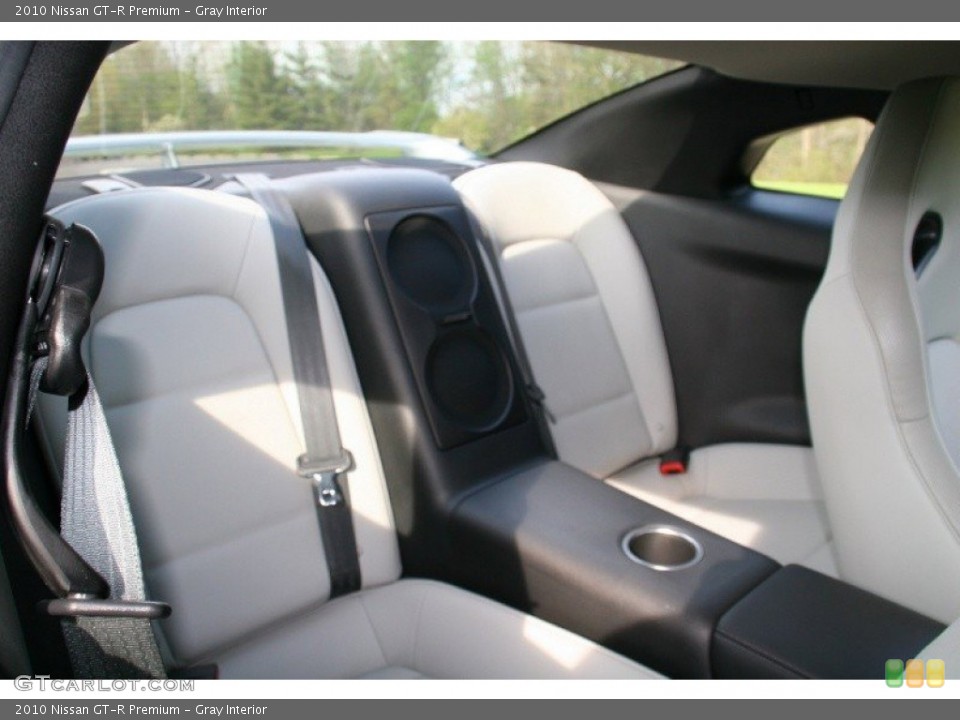 Gray Interior Rear Seat for the 2010 Nissan GT-R Premium #86758539