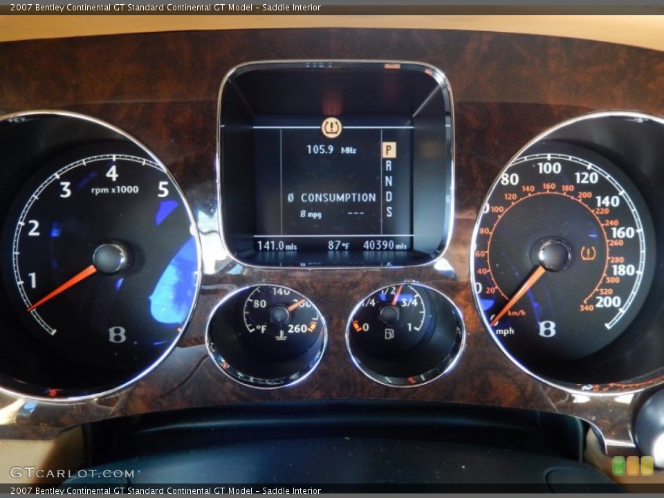 Saddle Interior Gauges for the 2007 Bentley Continental GT  #86758848