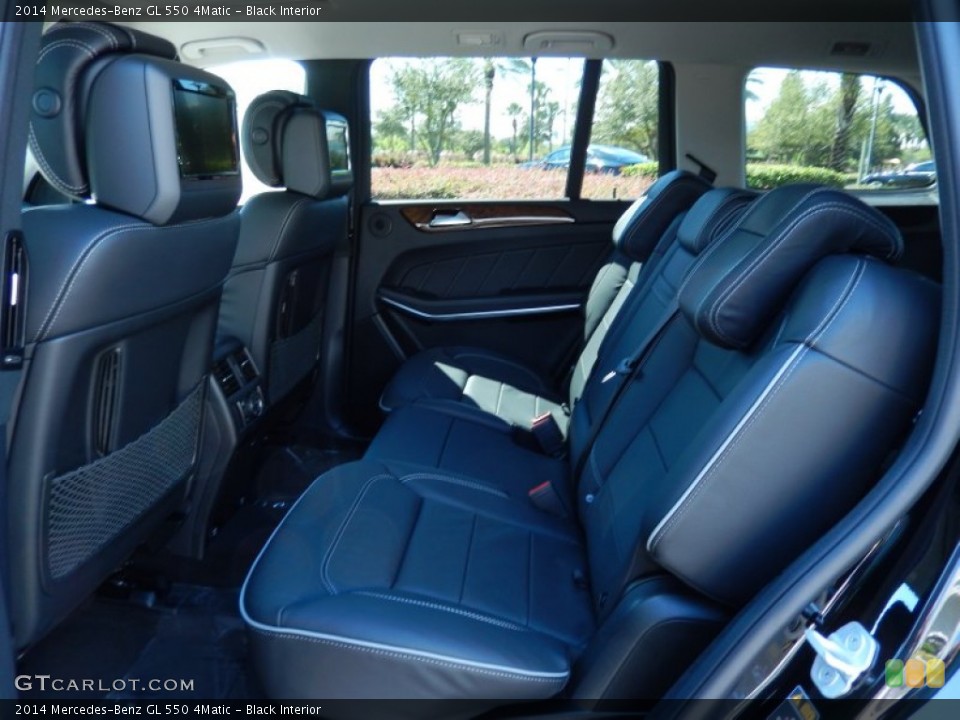 Black Interior Rear Seat for the 2014 Mercedes-Benz GL 550 4Matic #86759280