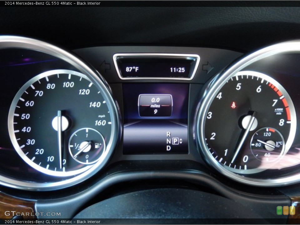 Black Interior Gauges for the 2014 Mercedes-Benz GL 550 4Matic #86759355